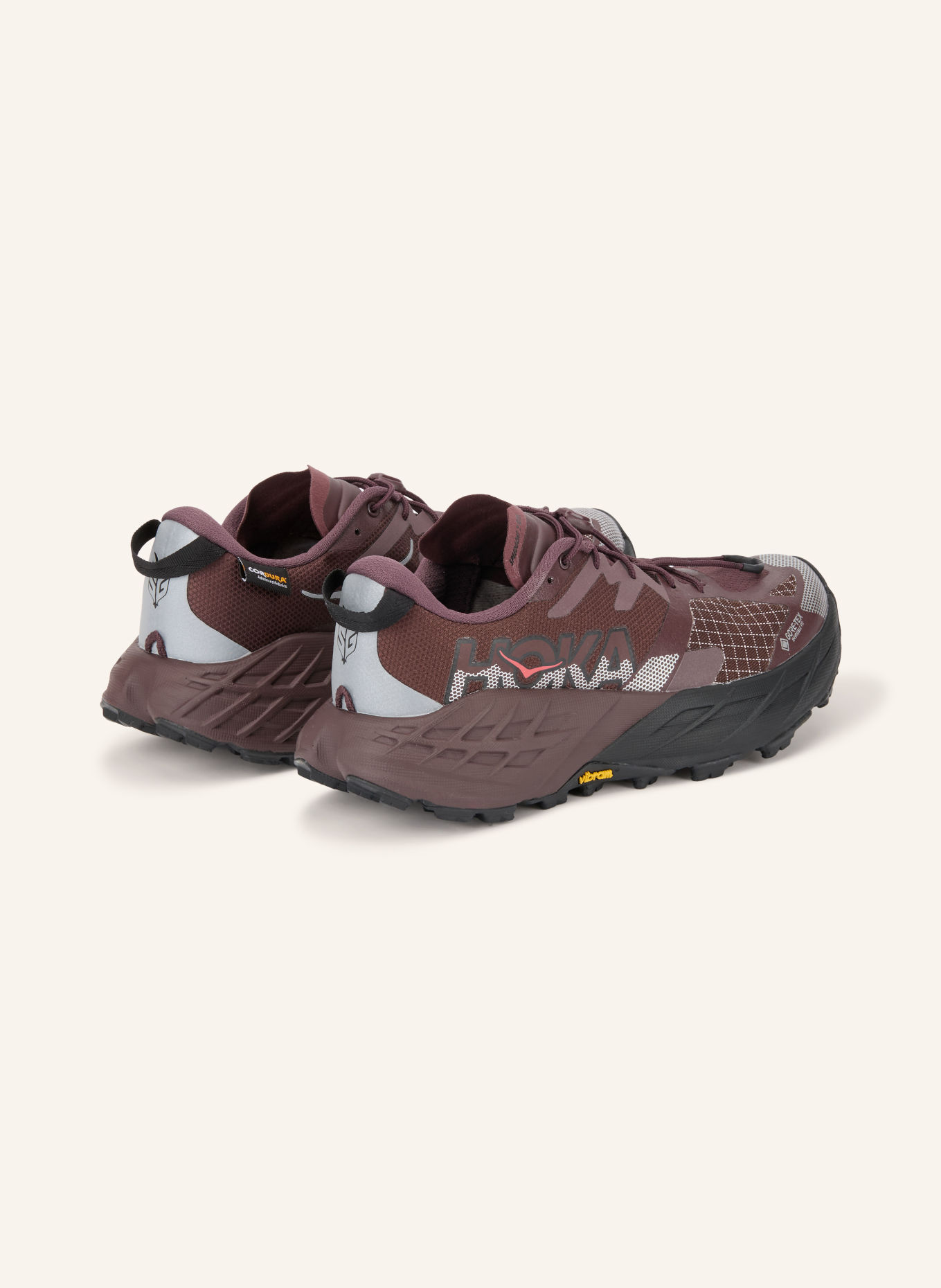 HOKA SPEEDGOAT 7 GTX Trail running shoes: DARK PURPLE / SILVER / BLACK