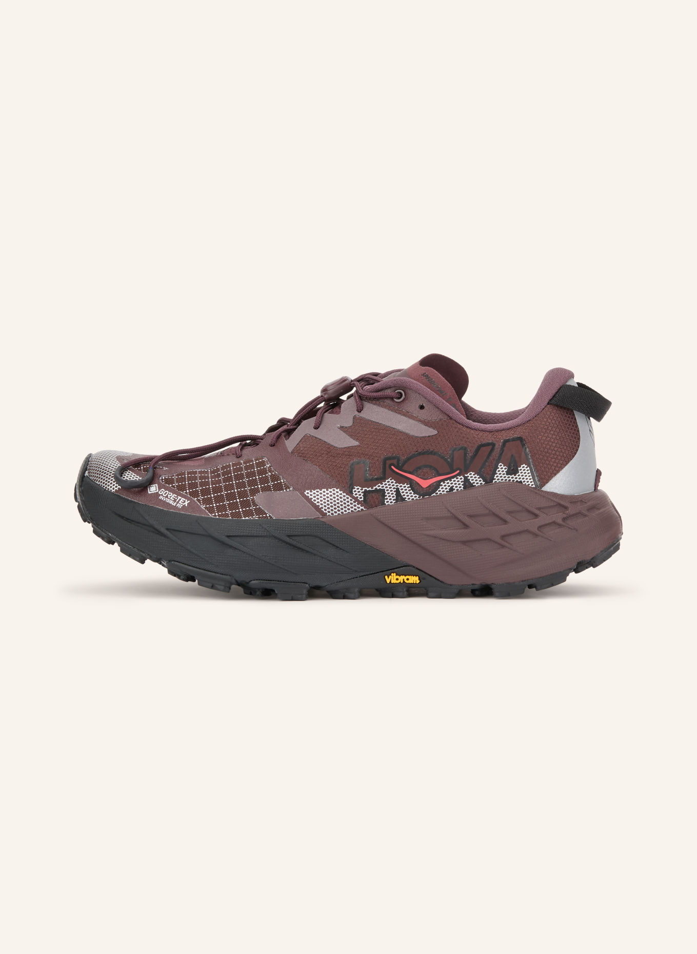 HOKA SPEEDGOAT 7 GTX Trail running shoes: DARK PURPLE / SILVER / BLACK