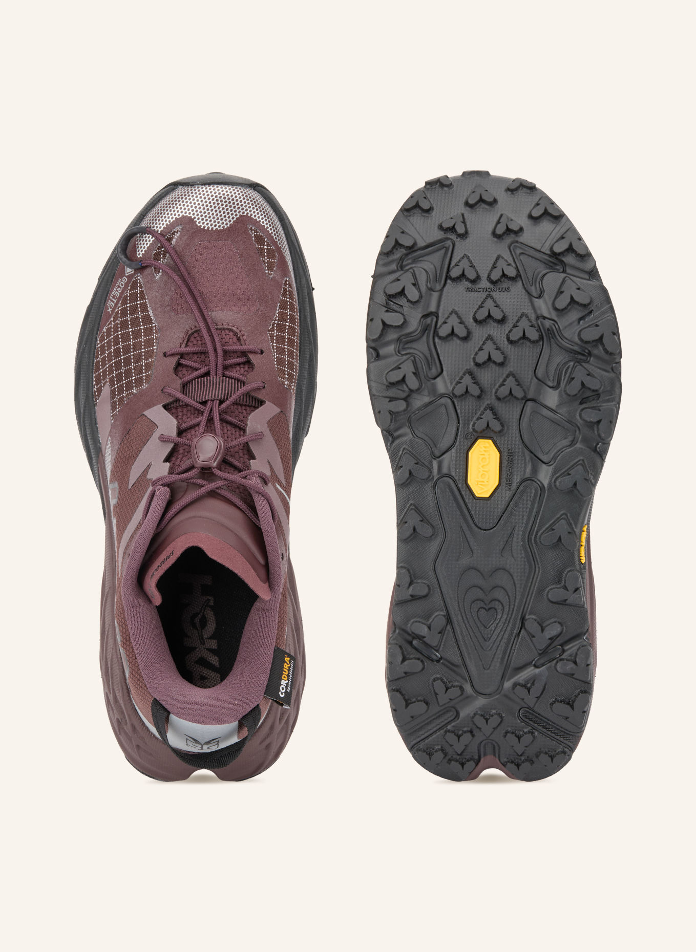 HOKA SPEEDGOAT 7 GTX Trail running shoes: DARK PURPLE / SILVER / BLACK