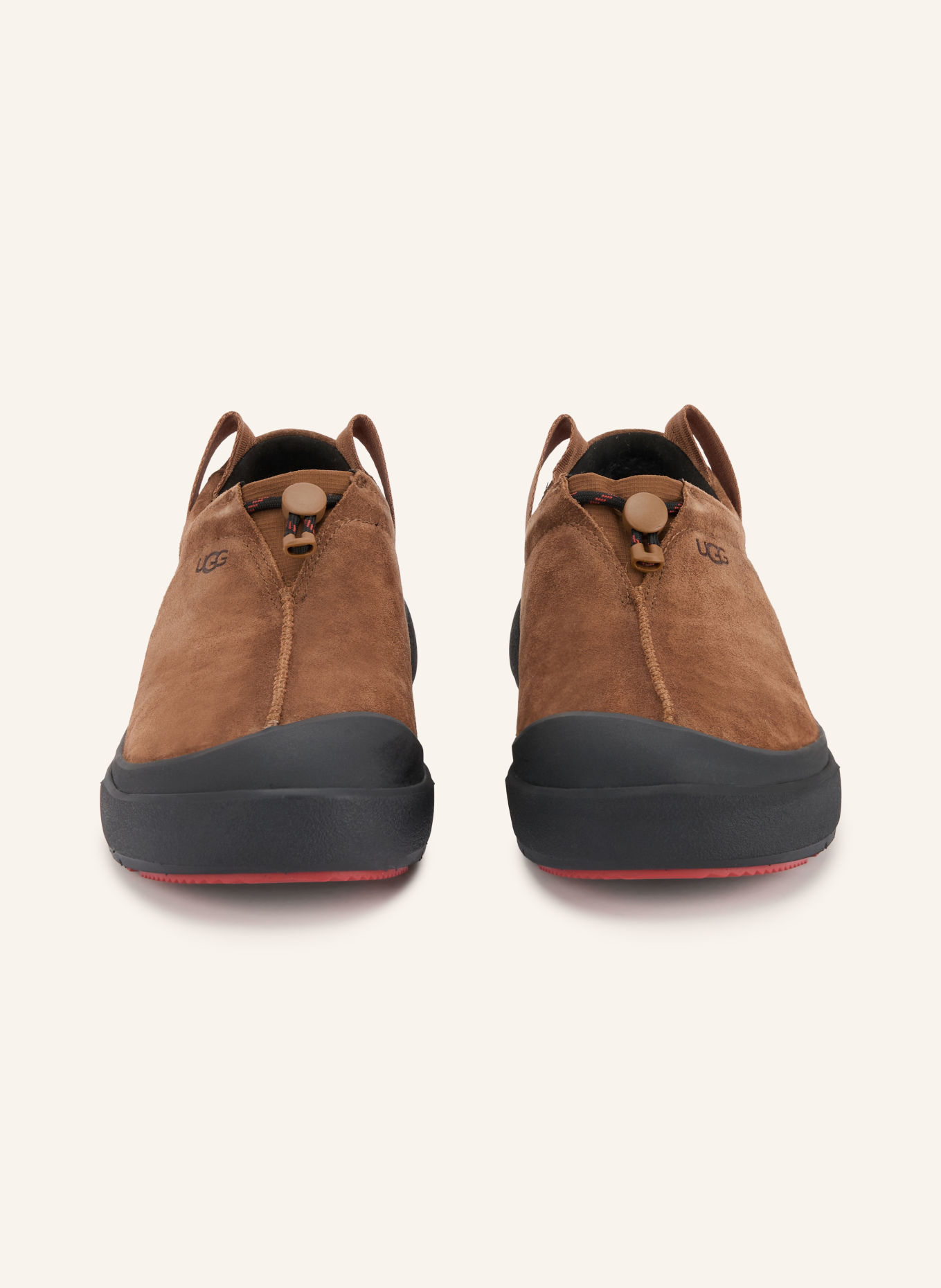 UGG TASMAN OUTPOST Slip-ons: COGNAC / BLACK