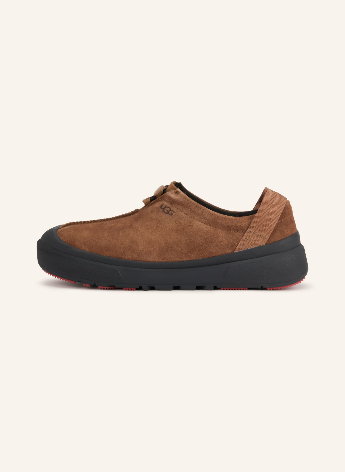 UGG TASMAN OUTPOST Slip-ons: COGNAC / BLACK