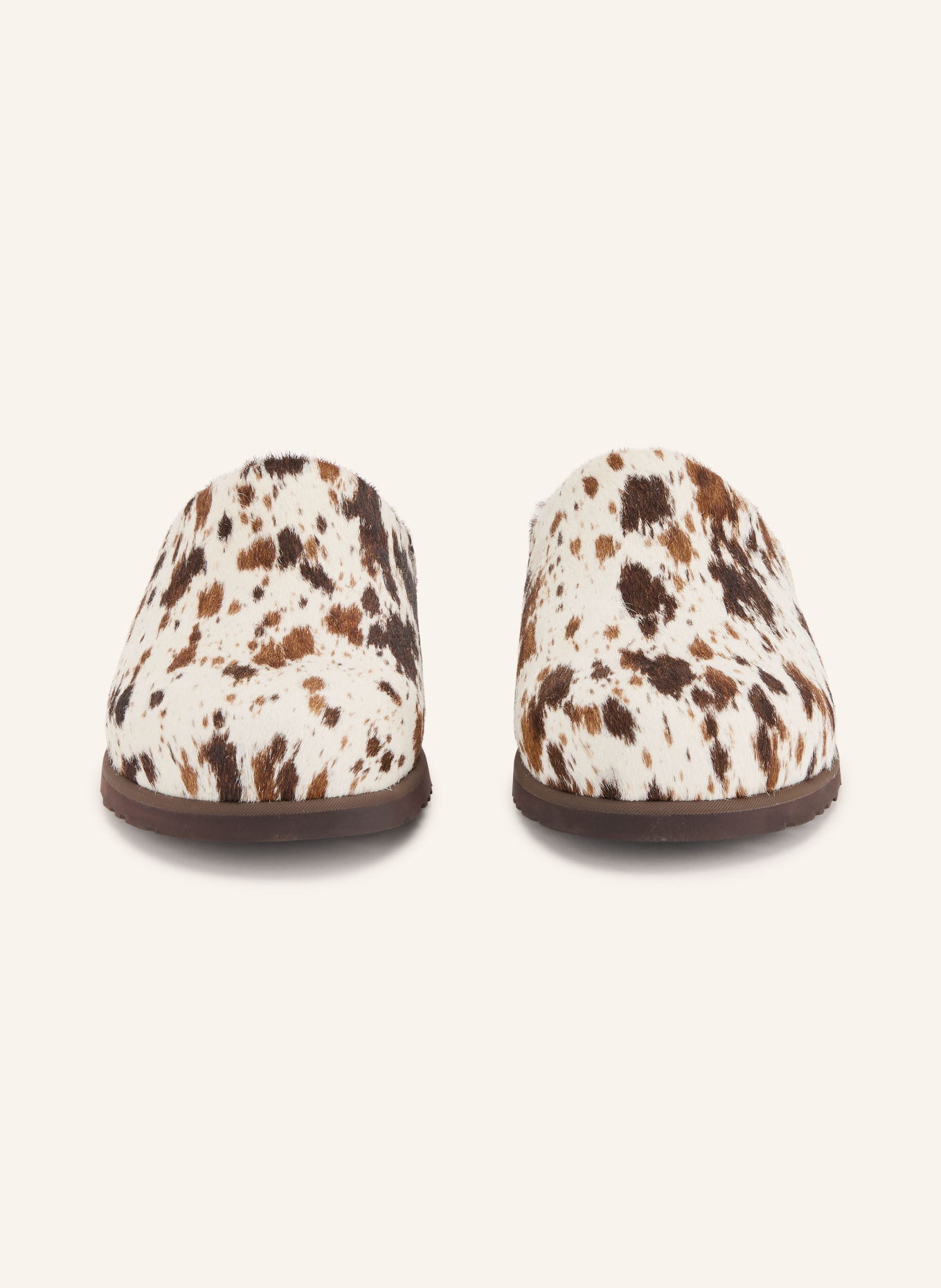 UGG OTZO WESTERN Slides: CREAM / DARK BROWN / BROWN