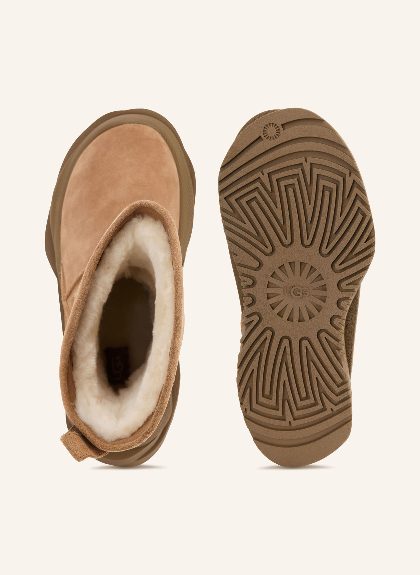 UGG Boots CASSIC DISTORT: LIGHT BROWN