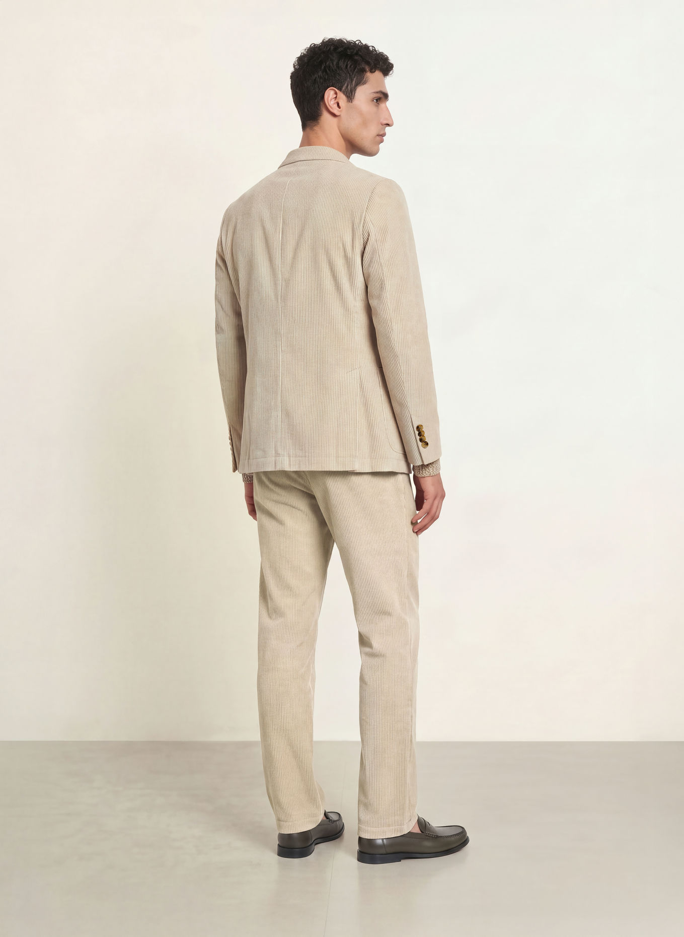 CG - CLUB of GENTS Anzugsakko Slim Fit aus Cord: 22 BEIGE