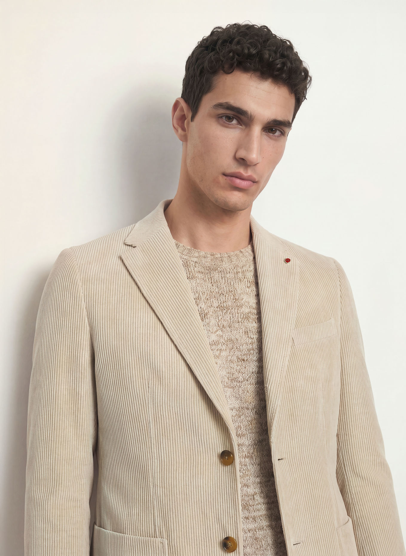 CG - CLUB of GENTS Anzugsakko Slim Fit aus Cord: 22 BEIGE
