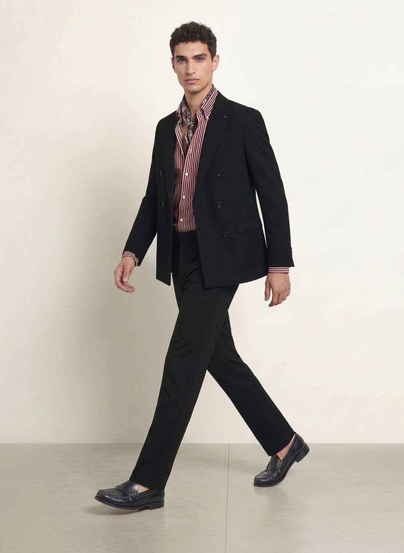 CG - CLUB of GENTS Pantaloni de costum CG OLE, croială lejeră: 90 SCHWARZ