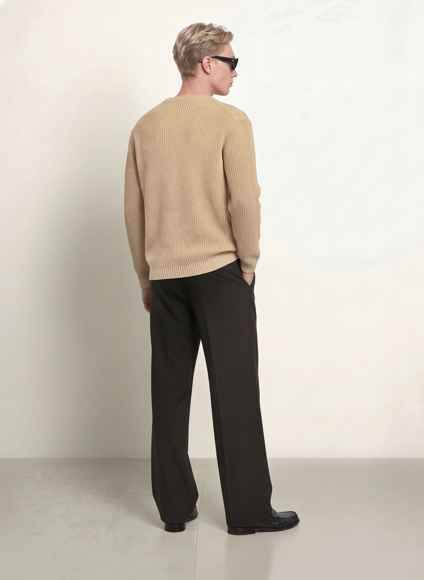 CG - CLUB of GENTS CG BRAVEN Sweater: BEIGE