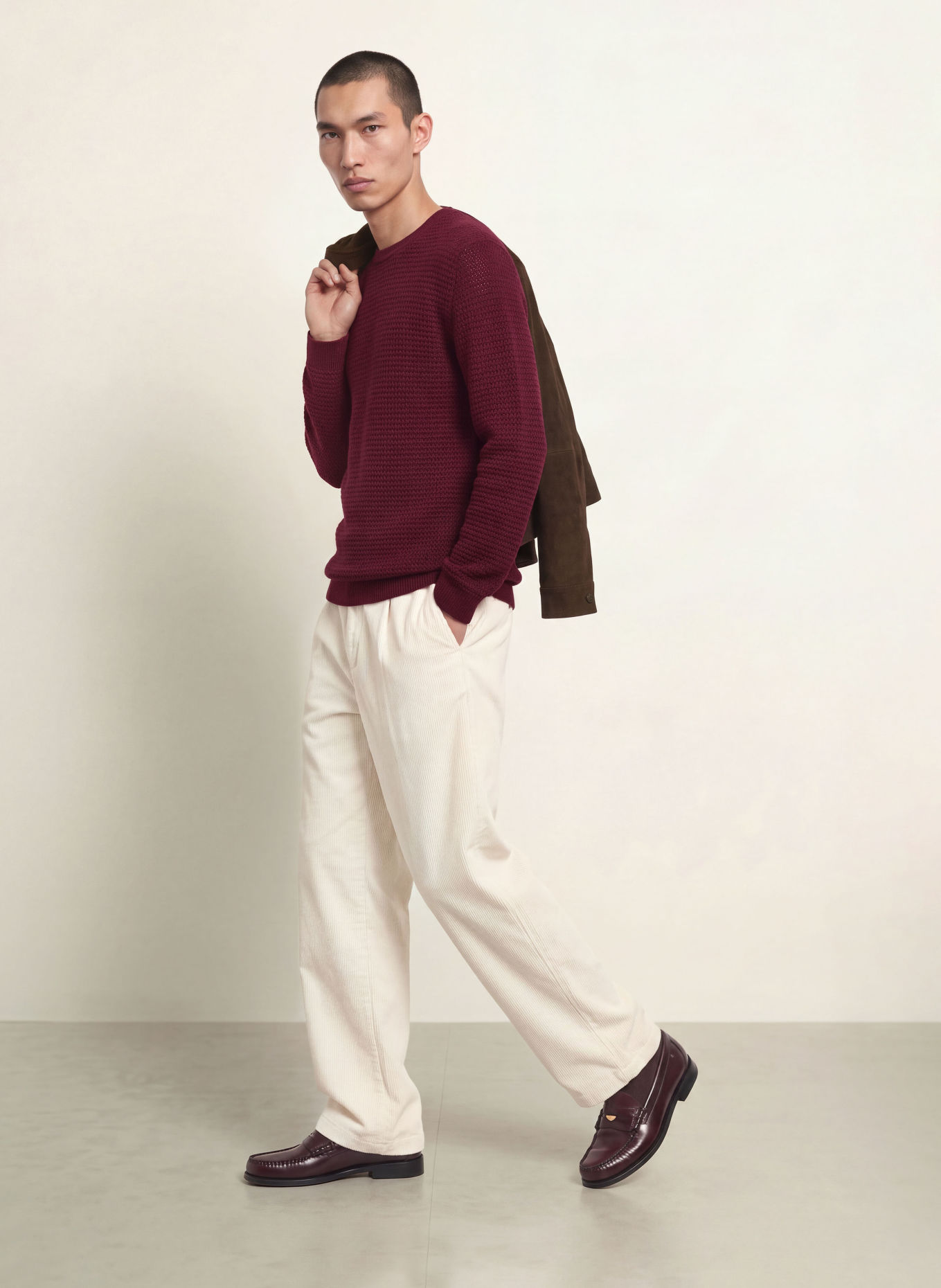CG - CLUB of GENTS CG BREVIN Sweater: DARK RED