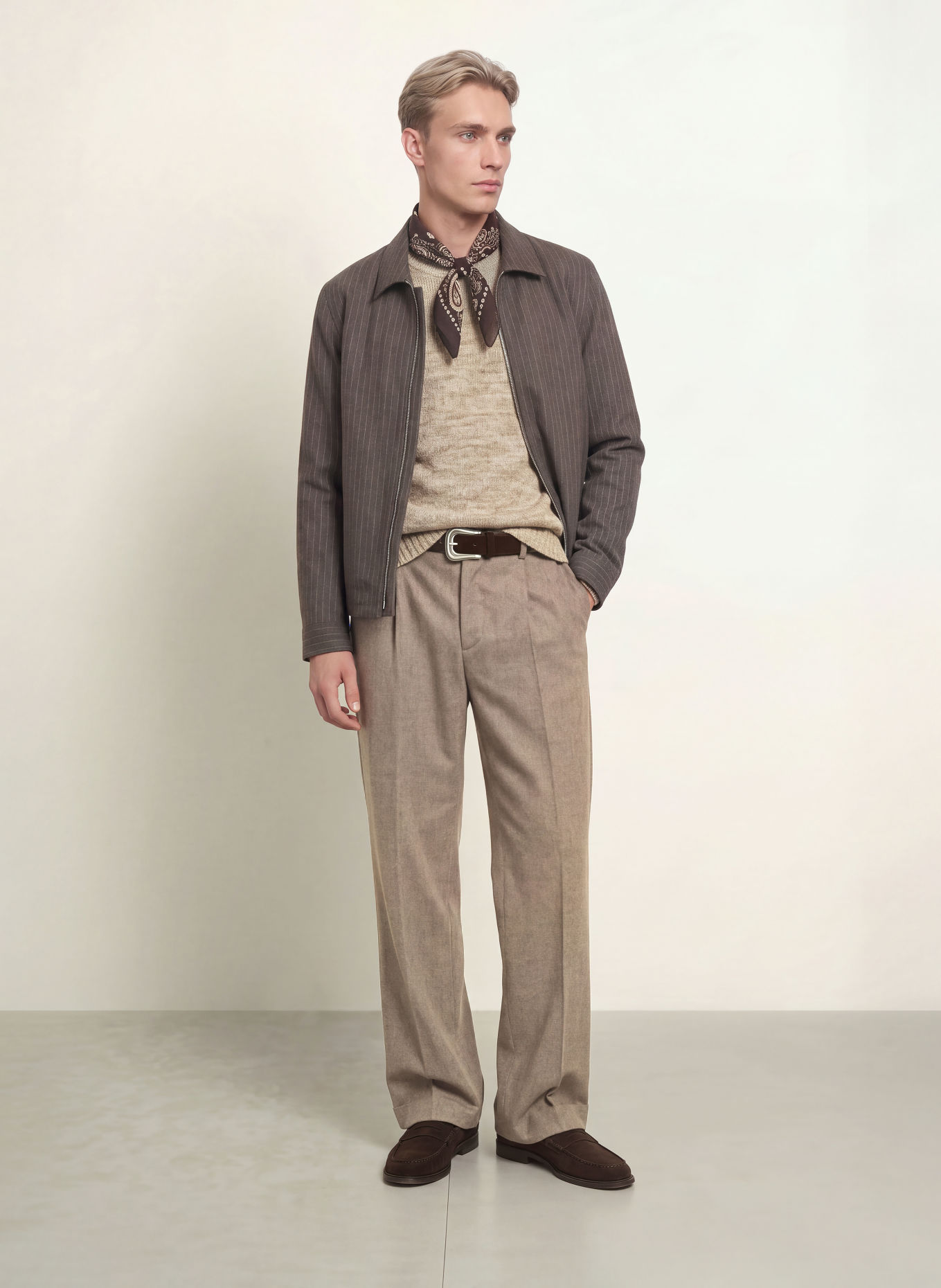 CG - CLUB of GENTS CG BRONX Sweater: BEIGE
