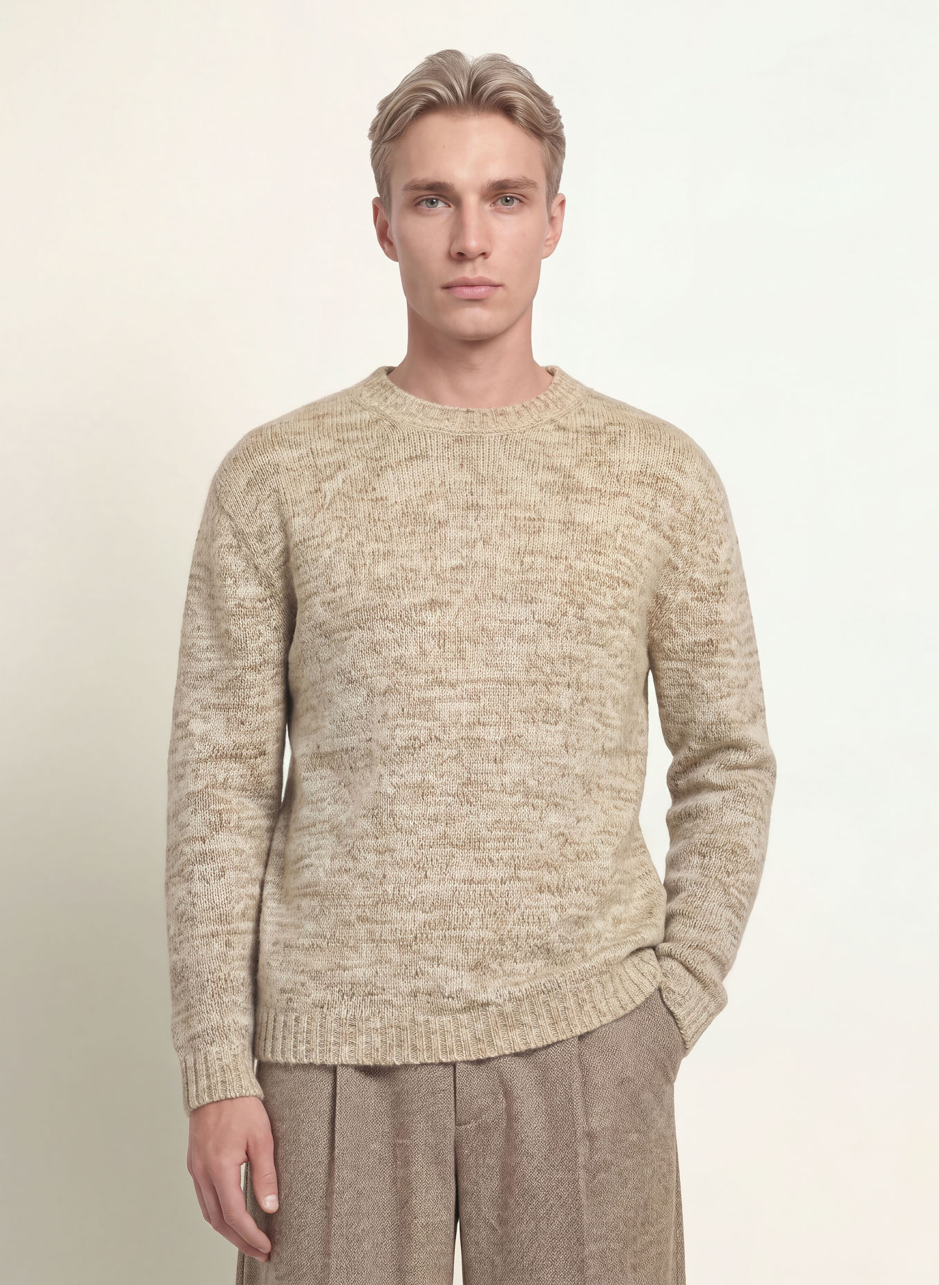 CG - CLUB of GENTS CG BRONX Sweater: BEIGE