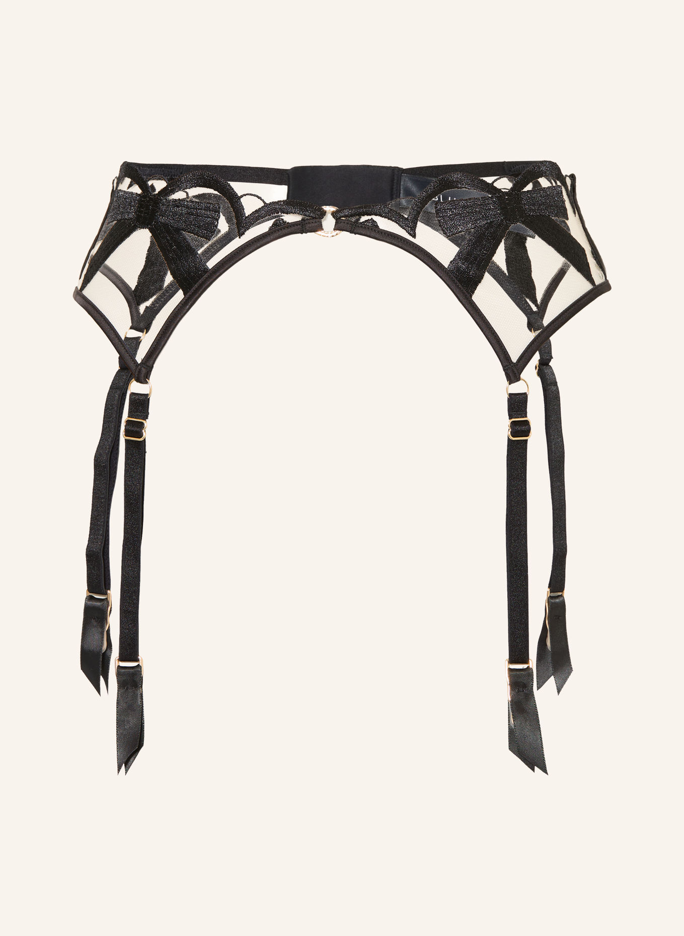 BLUEBELLA BELLE Garter belt: BLACK