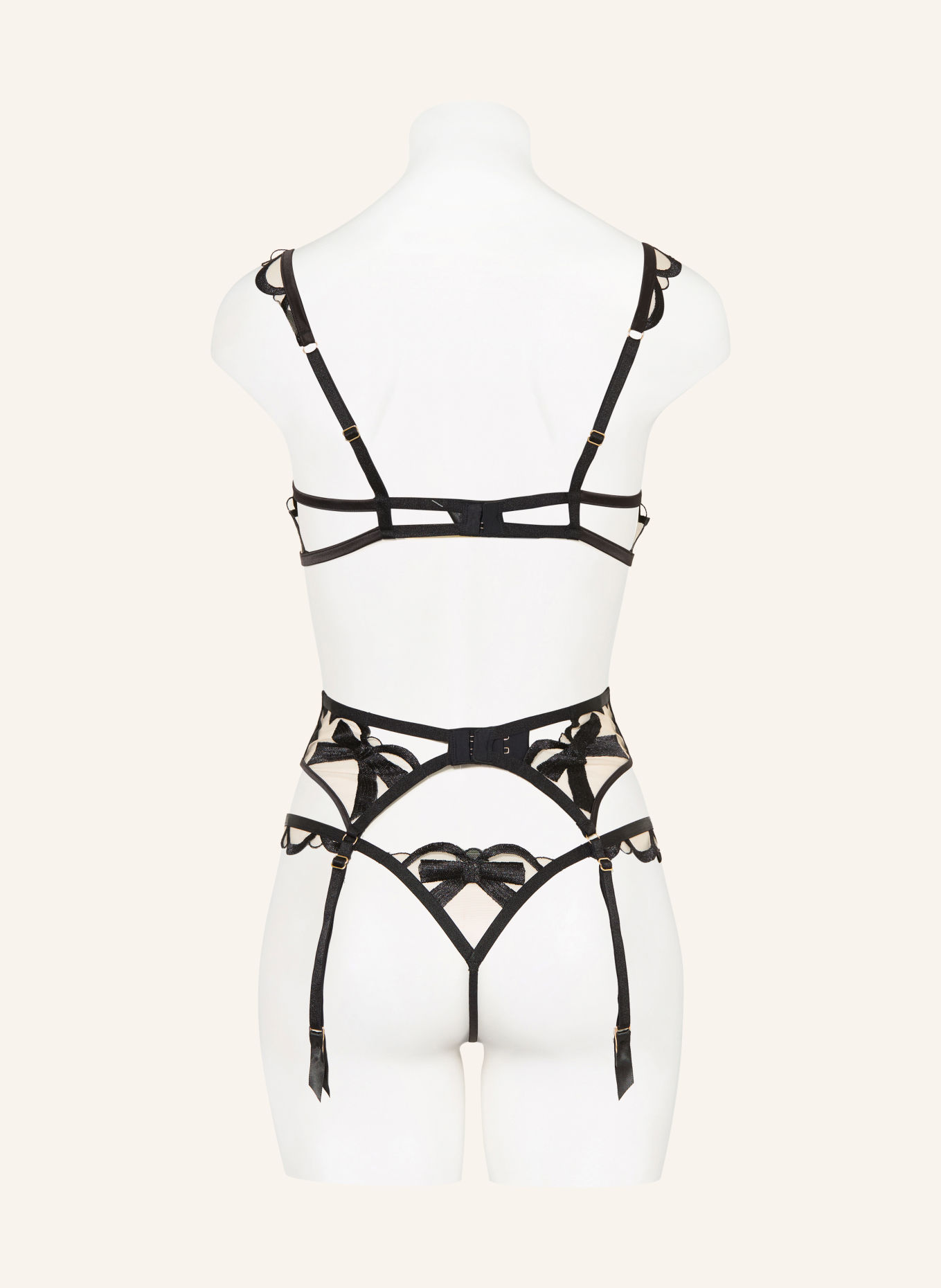 BLUEBELLA BELLE Garter belt: BLACK