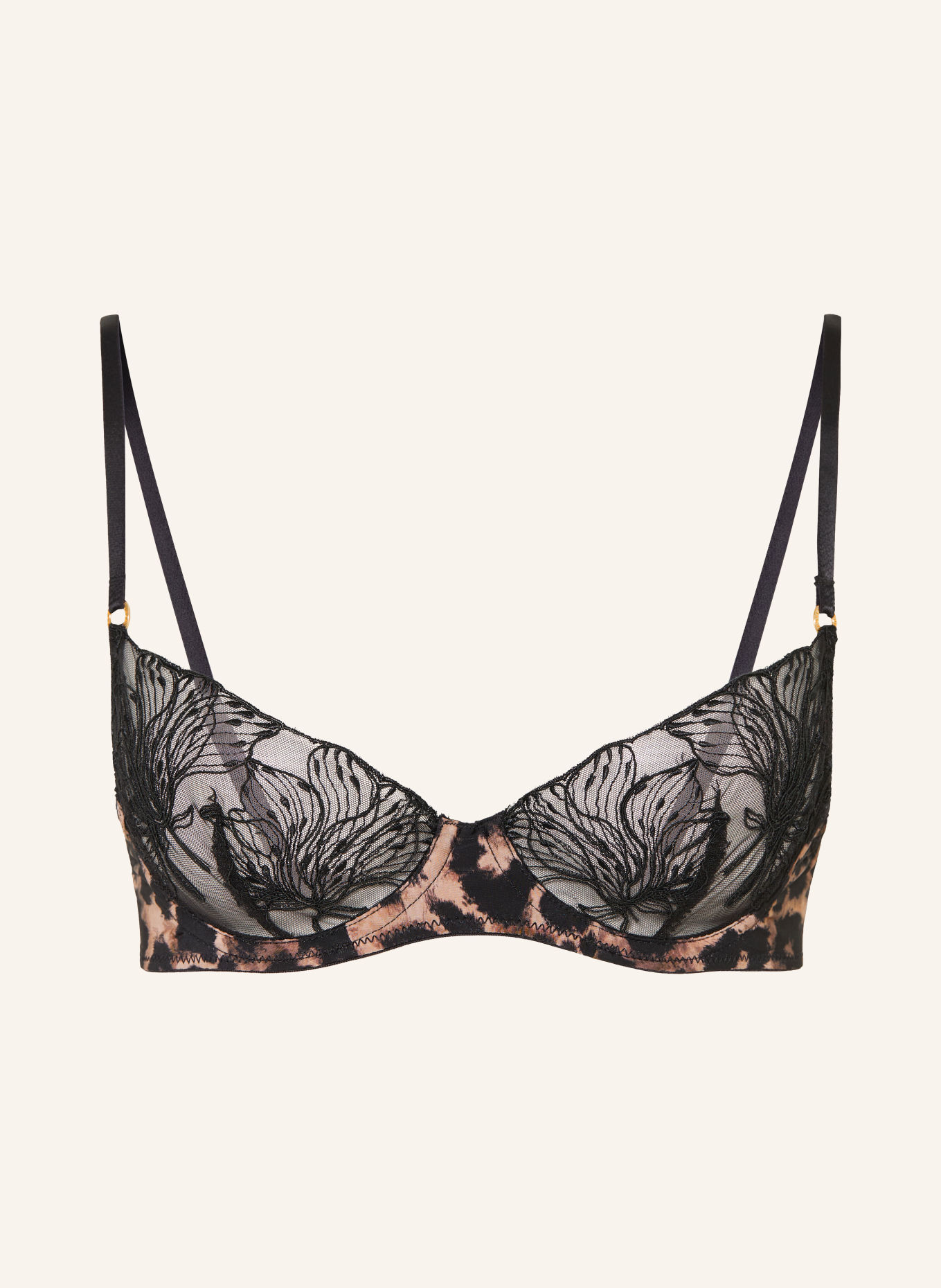 BLUEBELLA NINA Underwire bra: BLACK / LIGHT BROWN / BROWN