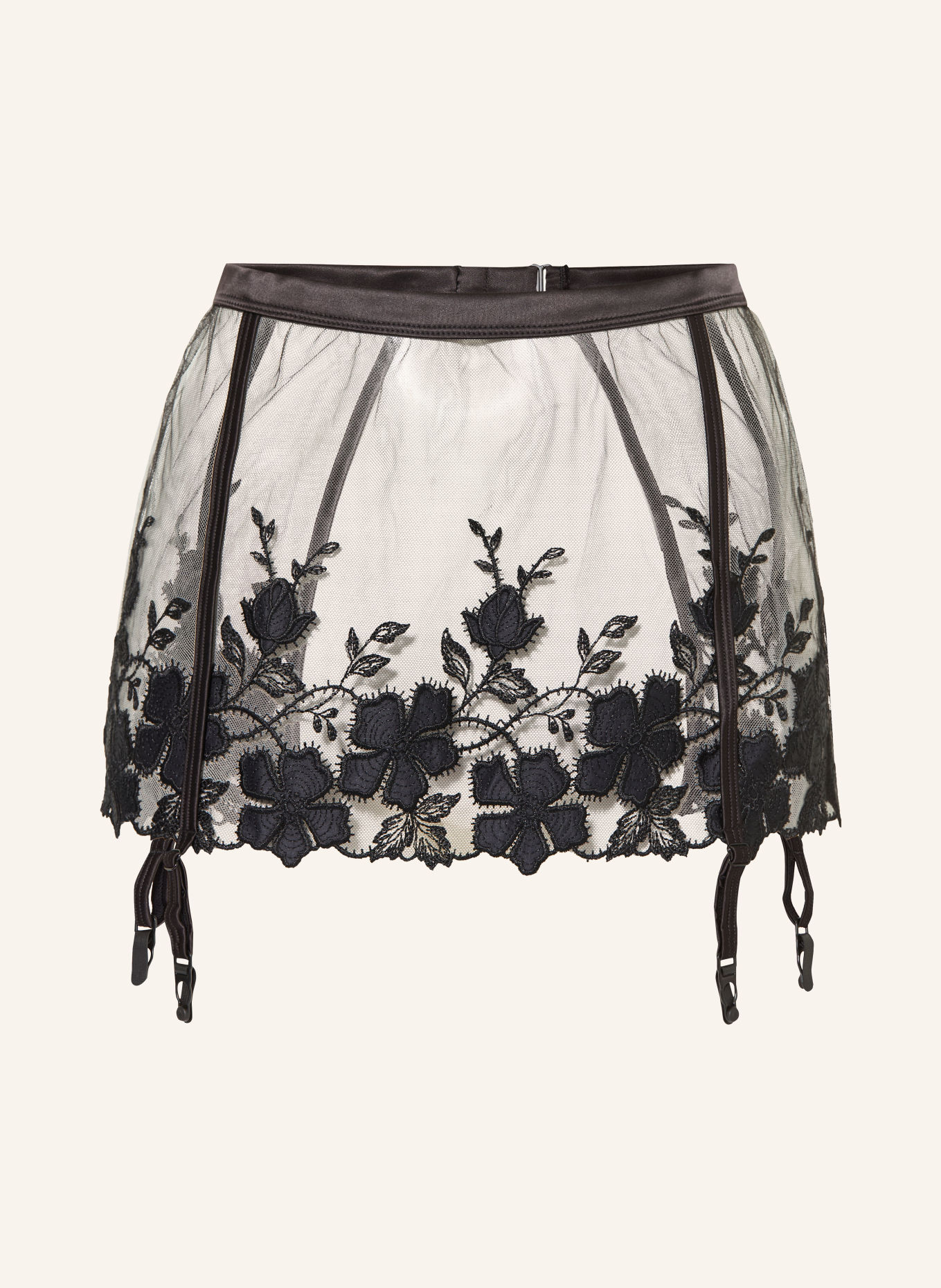 BLUEBELLA ALARA Garter Belts: BLACK