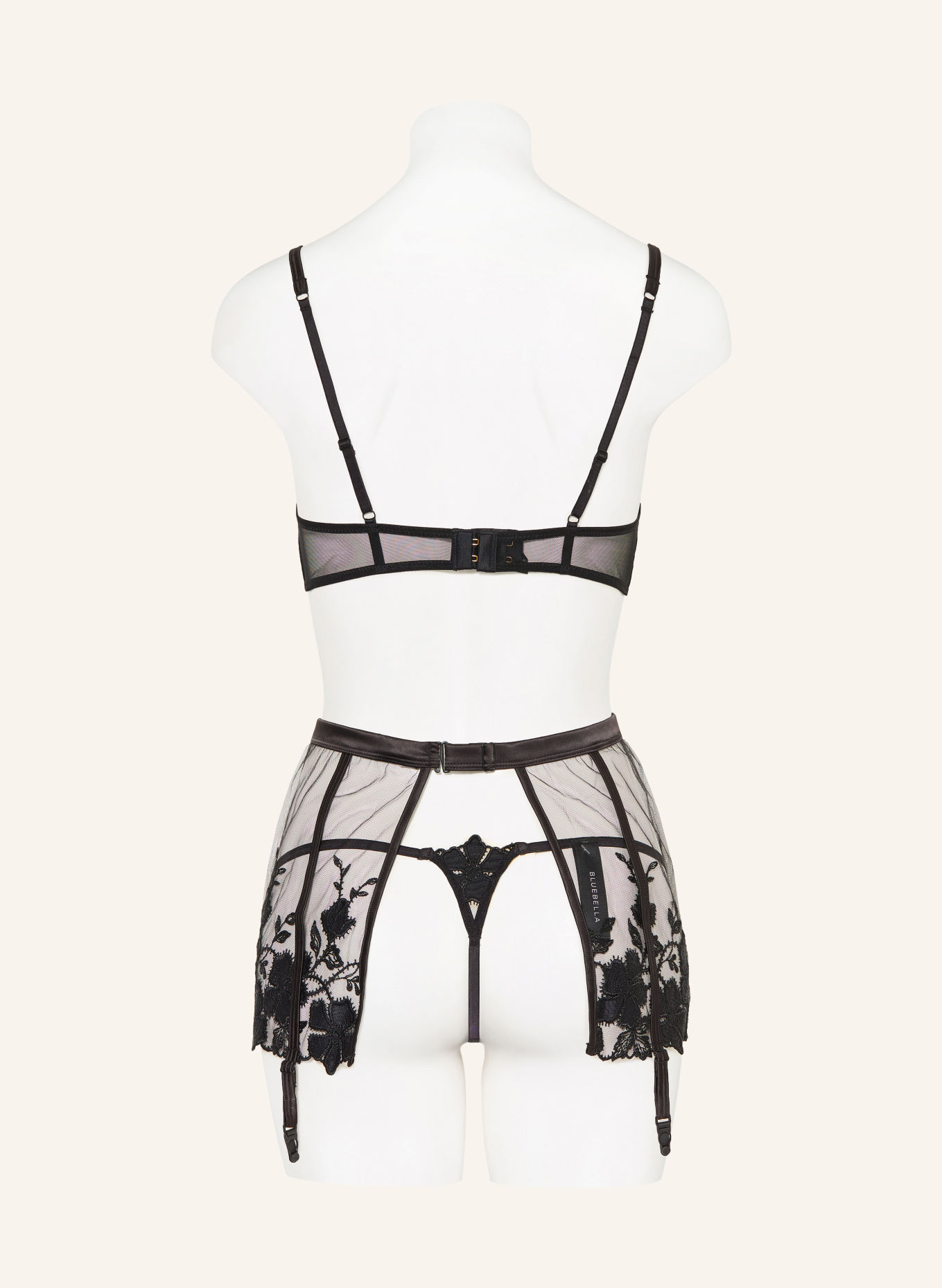 BLUEBELLA ALARA Garter Belts: BLACK