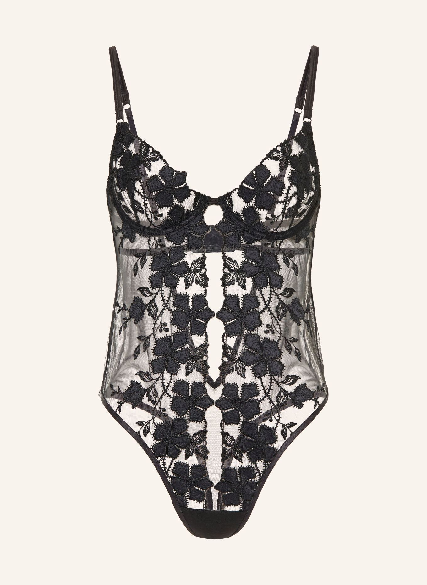 BLUEBELLA Underwire bodysuit ALARA: BLACK