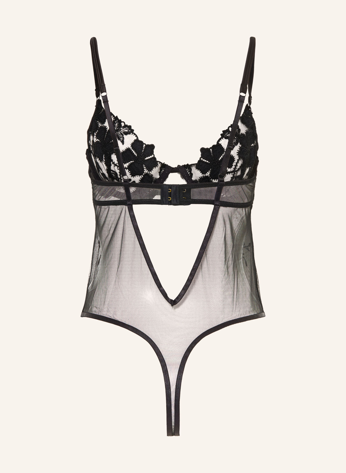 BLUEBELLA Underwire bodysuit ALARA: BLACK