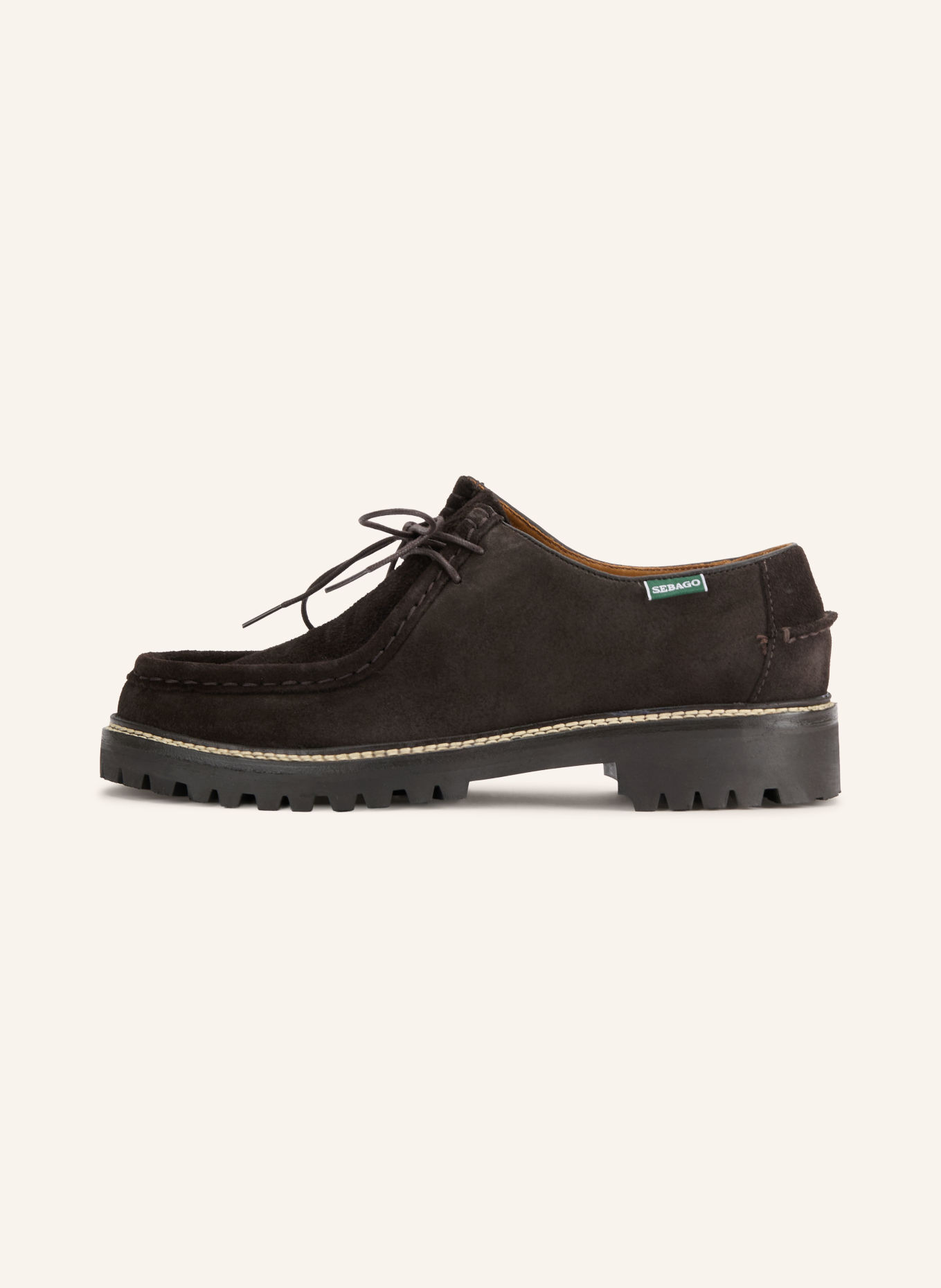 SEBAGO Chaussures à lacets ODSON LUG: MARRON FONCÉ