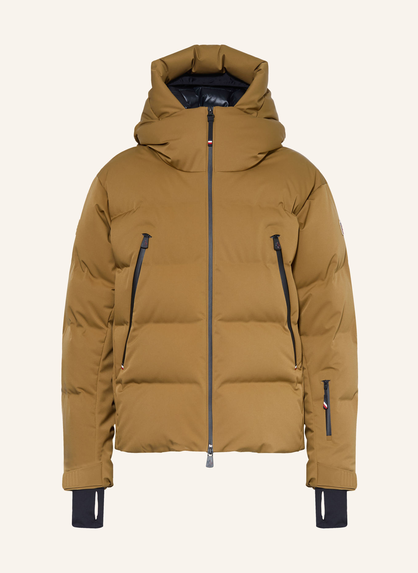 MONCLER GRENOBLE FELLBERG Down ski jacket: BEIGE