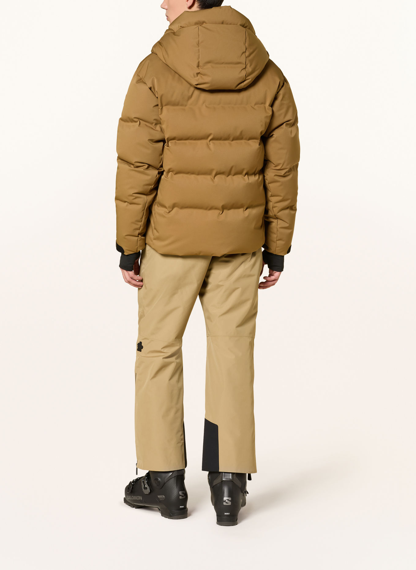 MONCLER GRENOBLE FELLBERG Down ski jacket: BEIGE