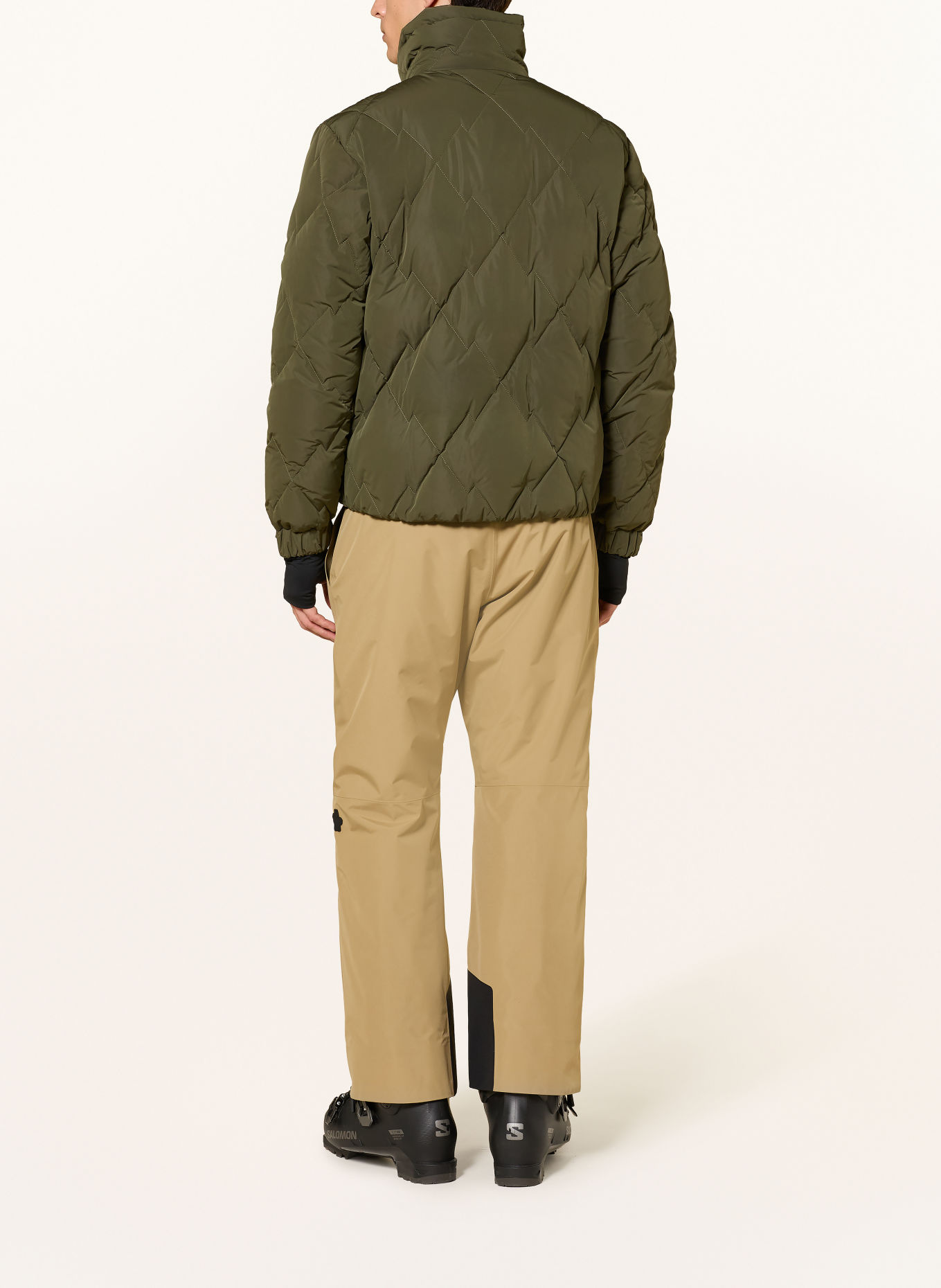 MONCLER GRENOBLE BRAMANS Down Jacket: OLIVE