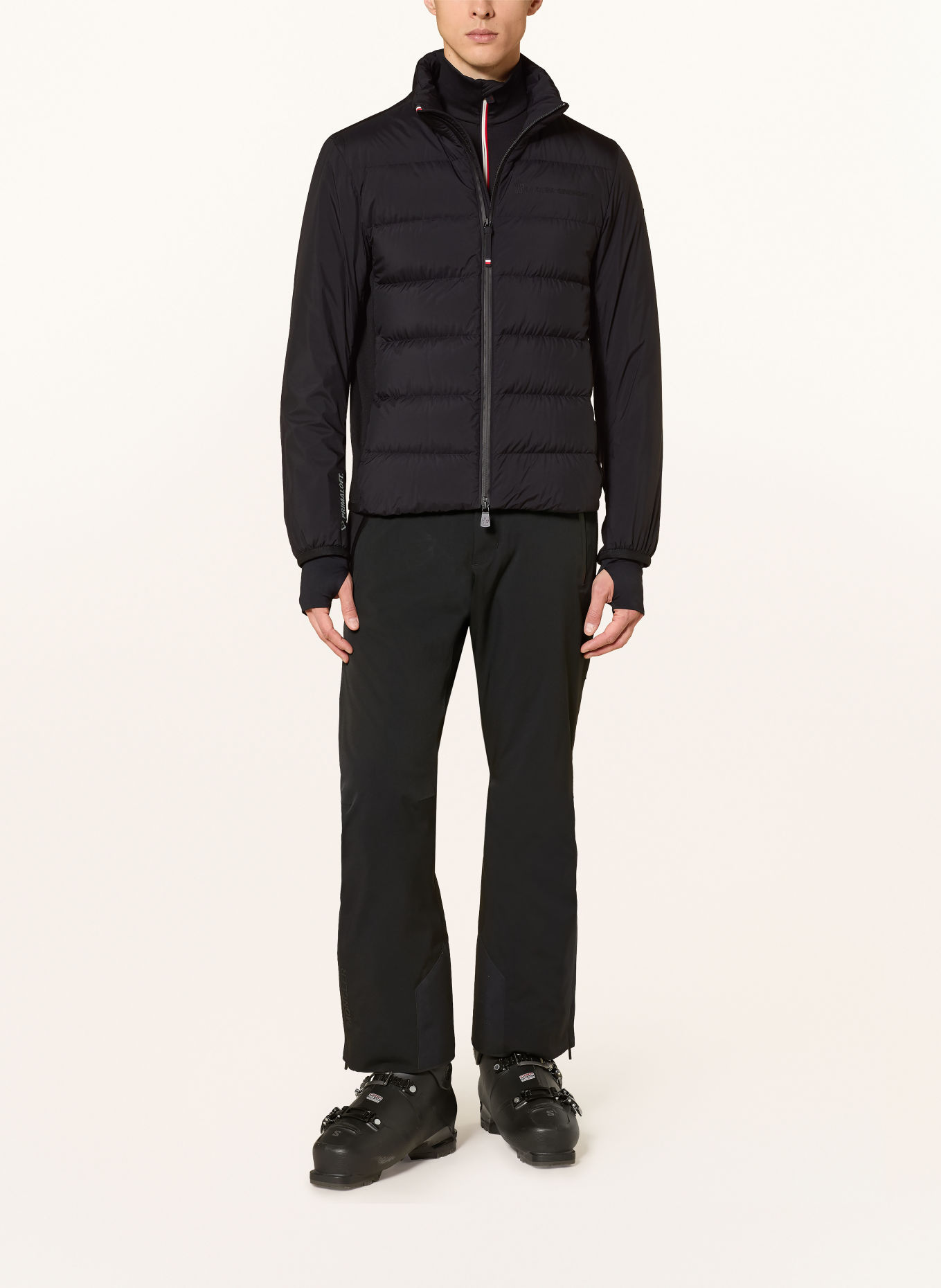 MONCLER GRENOBLE ARARIPE Down ski jacket: BLACK