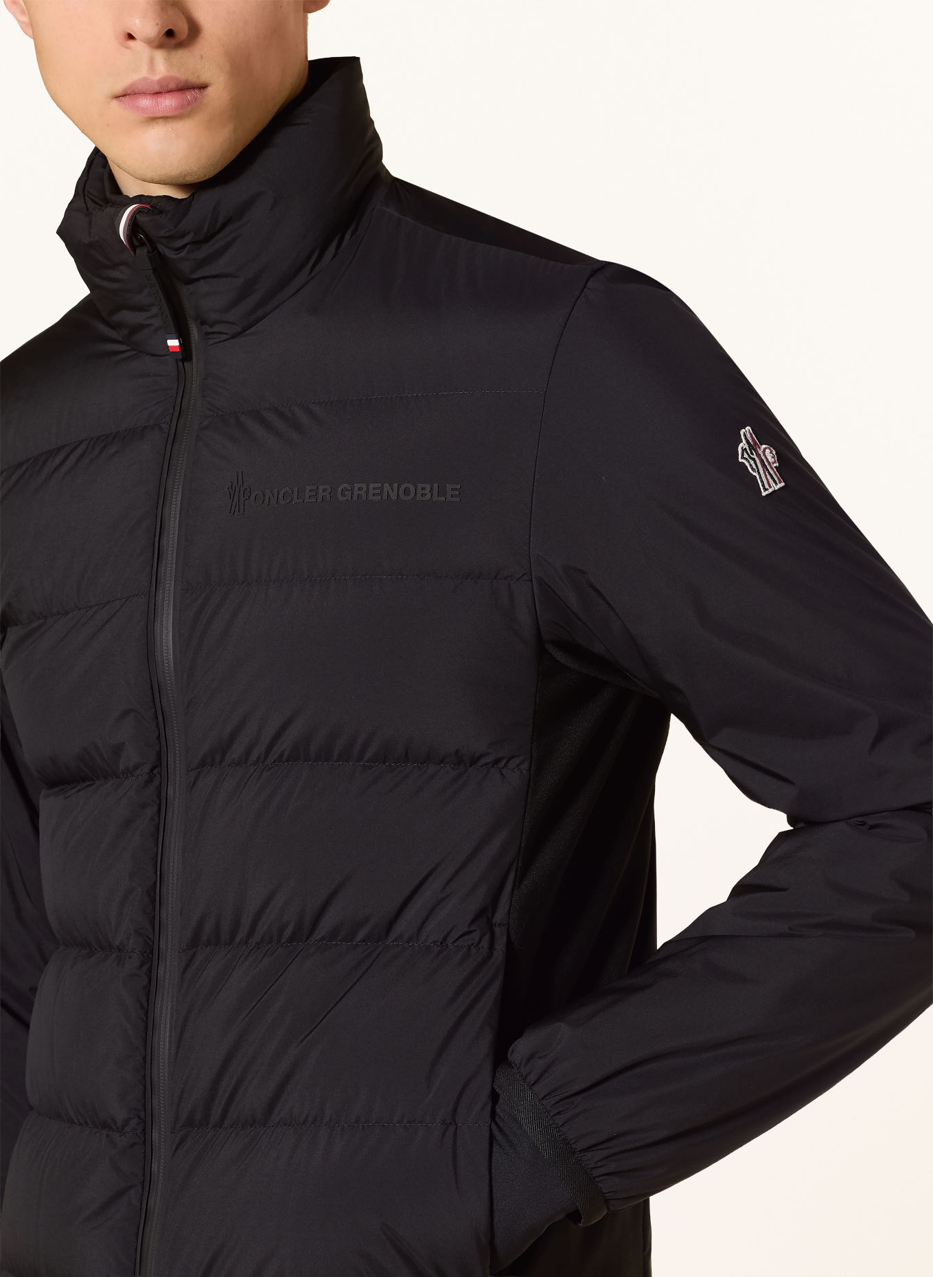 MONCLER GRENOBLE ARARIPE Down ski jacket: BLACK