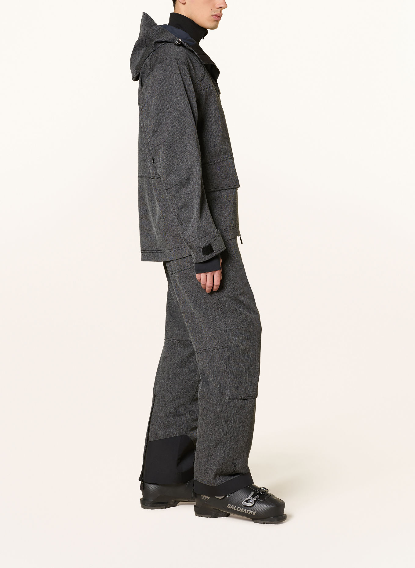 MONCLER GRENOBLE Skihose: DUNKELGRAU