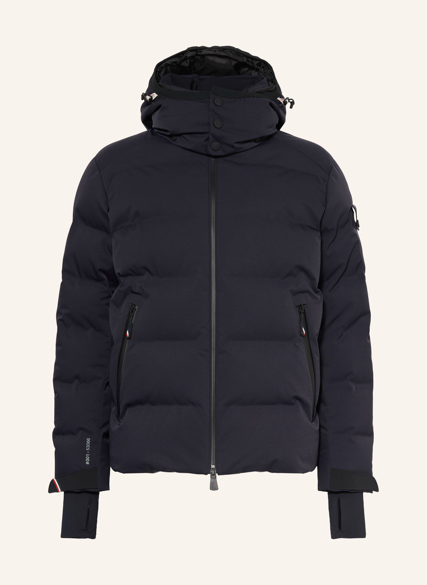 MONCLER GRENOBLE MONTGETECH Down ski jacket: DARK BLUE