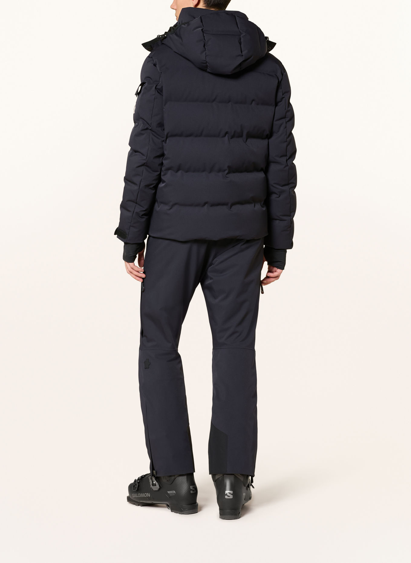 MONCLER GRENOBLE MONTGETECH Down ski jacket: DARK BLUE