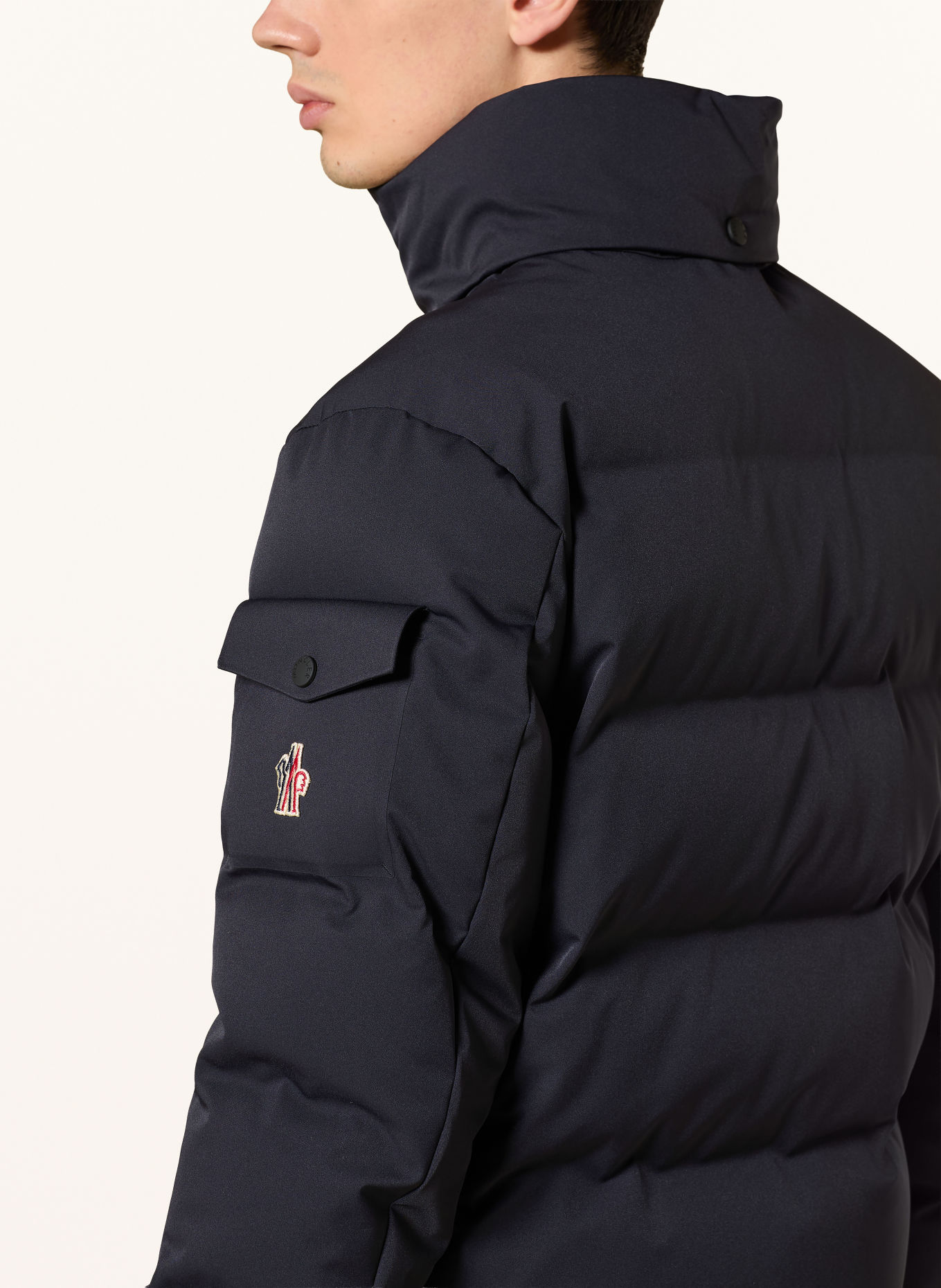 MONCLER GRENOBLE MONTGETECH Down ski jacket: DARK BLUE