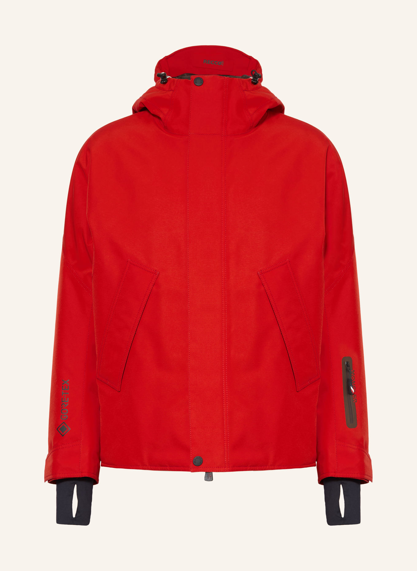 MONCLER GRENOBLE LAMBIR Ski Jacket: RED