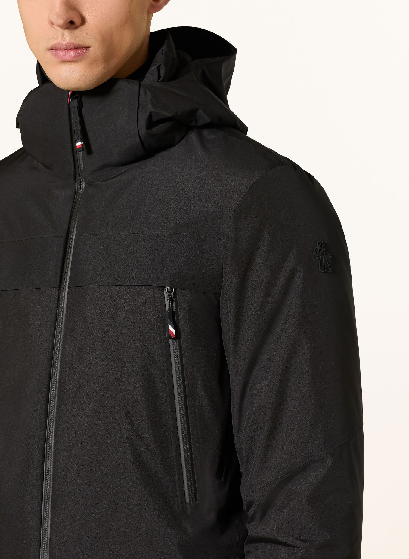 MONCLER GRENOBLE Jachetă de schi din puf BALMHORN: NEGRU