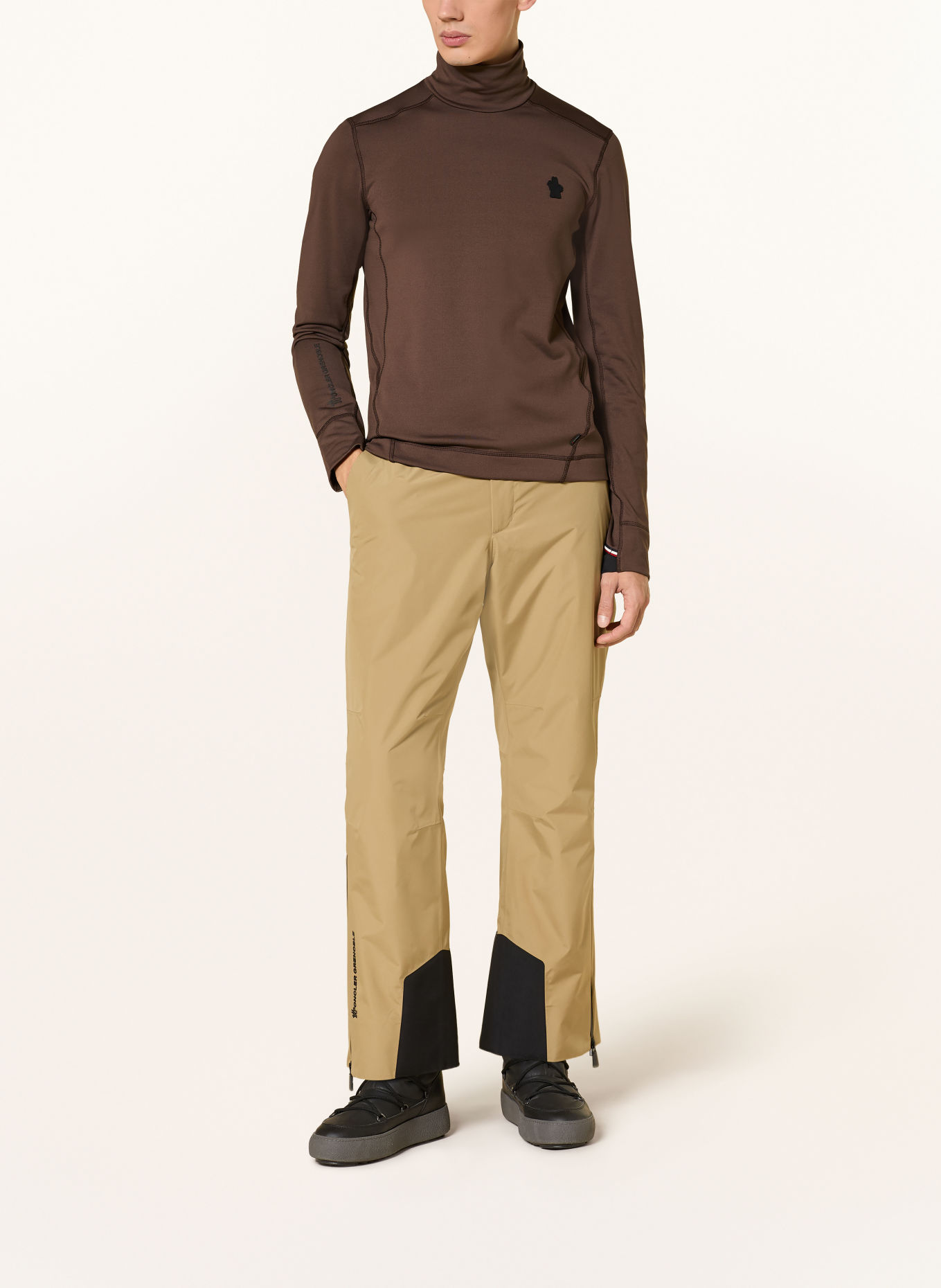 MONCLER GRENOBLE Midlayer: BROWN