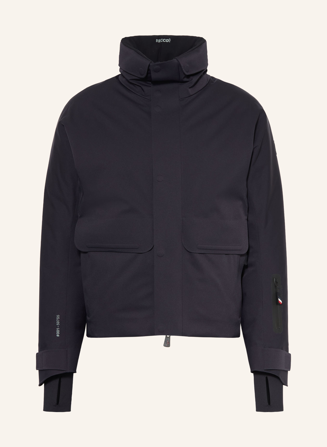 MONCLER GRENOBLE IRRENBERG Down ski jacket: DARK BLUE