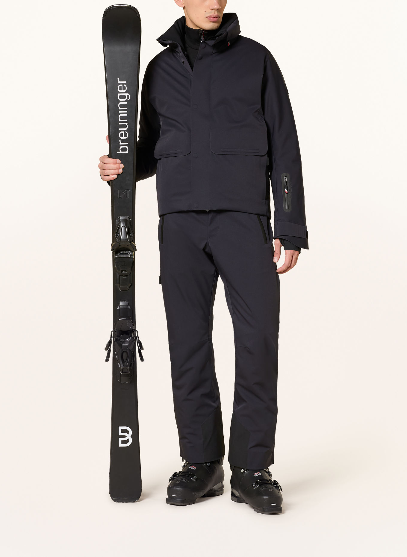 MONCLER GRENOBLE IRRENBERG Down ski jacket: DARK BLUE