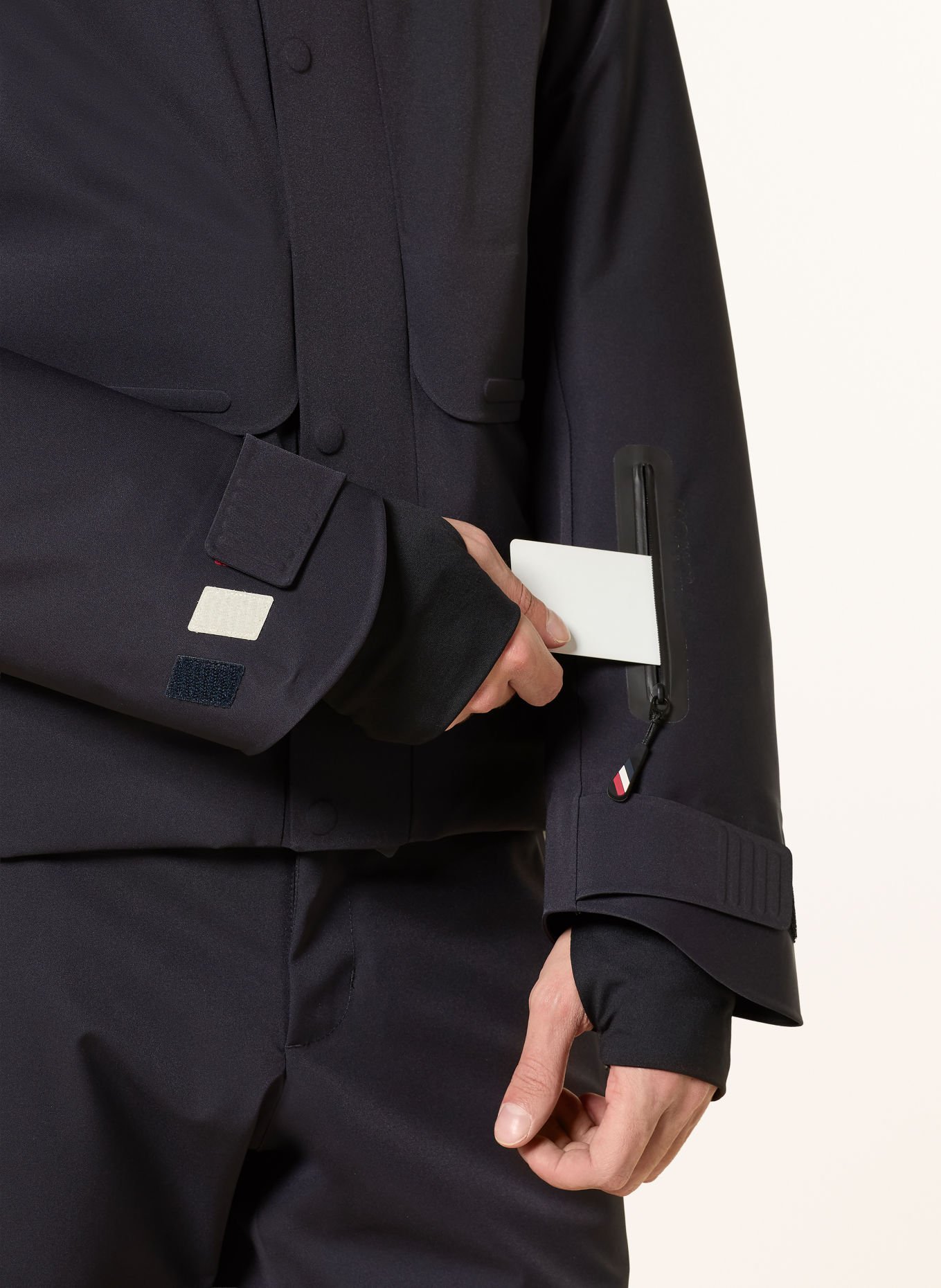 MONCLER GRENOBLE IRRENBERG Down ski jacket: DARK BLUE