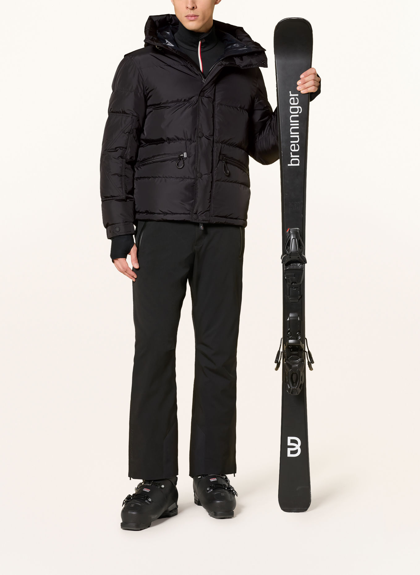 MONCLER GRENOBLE KASANKA Down Ski Jacket: BLACK