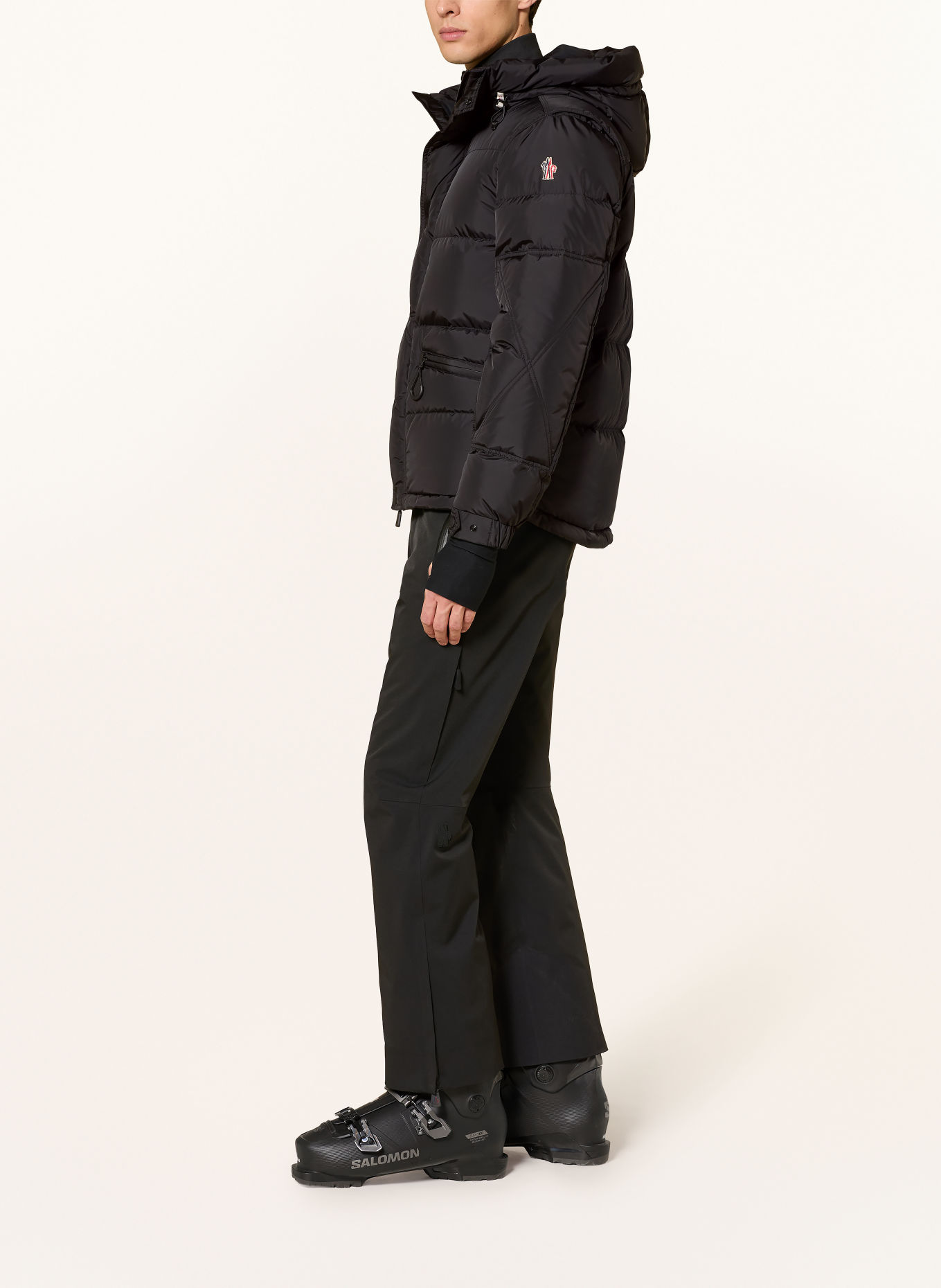 MONCLER GRENOBLE KASANKA Down Ski Jacket: BLACK
