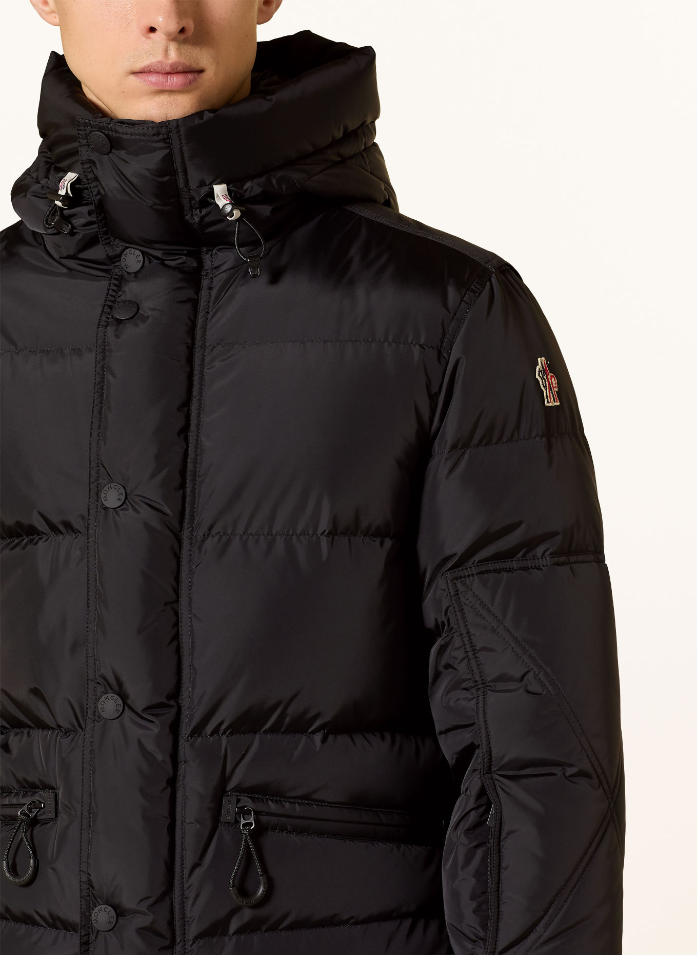 MONCLER GRENOBLE KASANKA Down Ski Jacket: BLACK