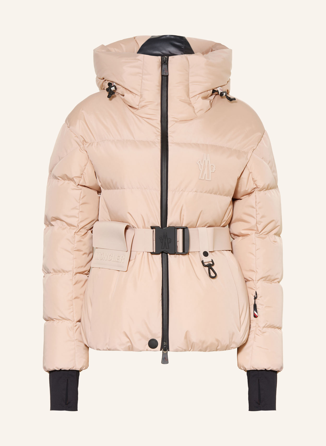 MONCLER GRENOBLE HAINETS Ski Jacket: CAMEL