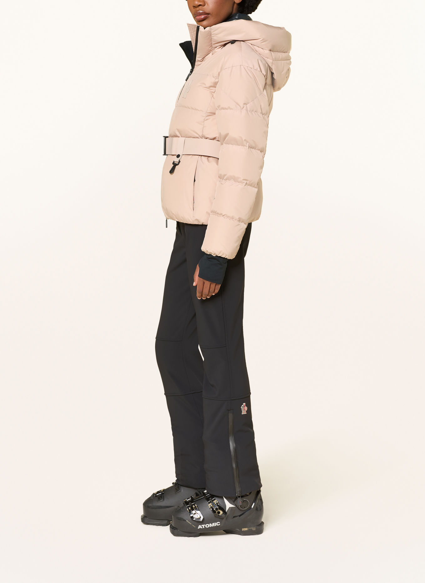 MONCLER GRENOBLE HAINETS Ski Jacket: CAMEL