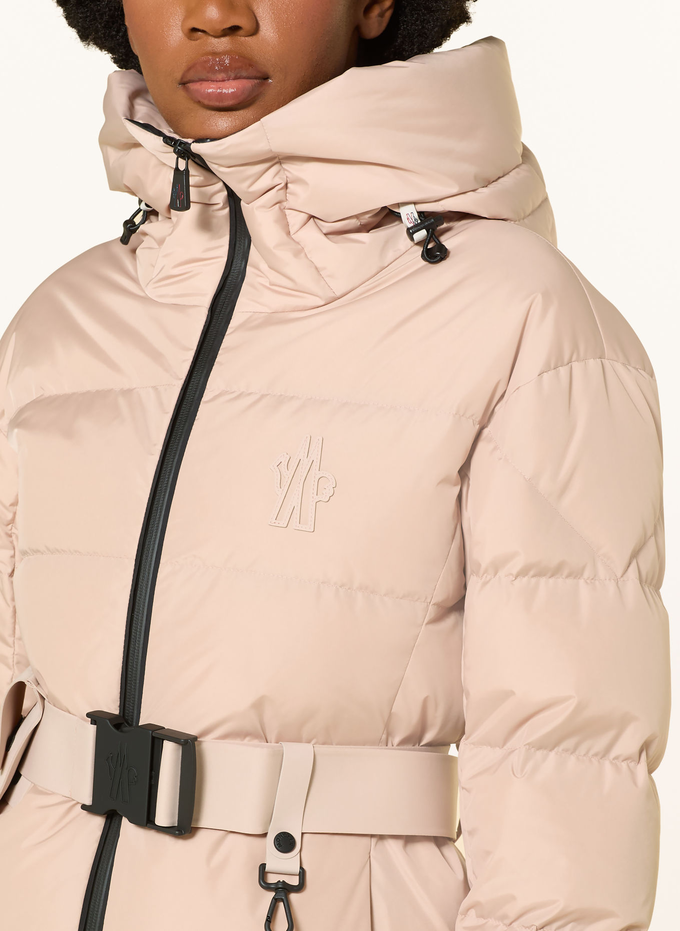 MONCLER GRENOBLE HAINETS Ski Jacket: CAMEL