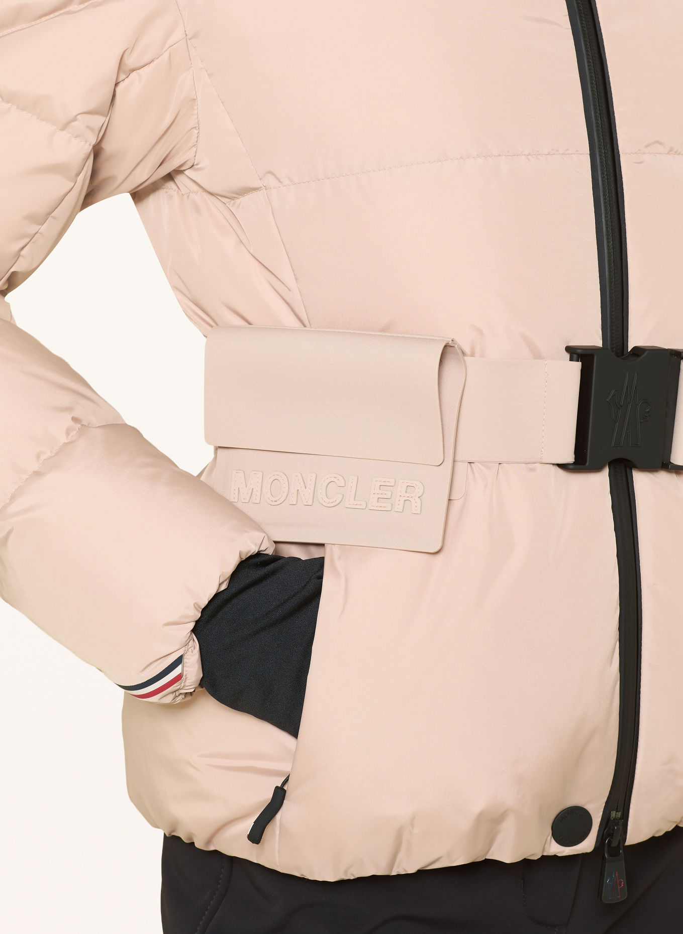 MONCLER GRENOBLE HAINETS Ski Jacket: CAMEL