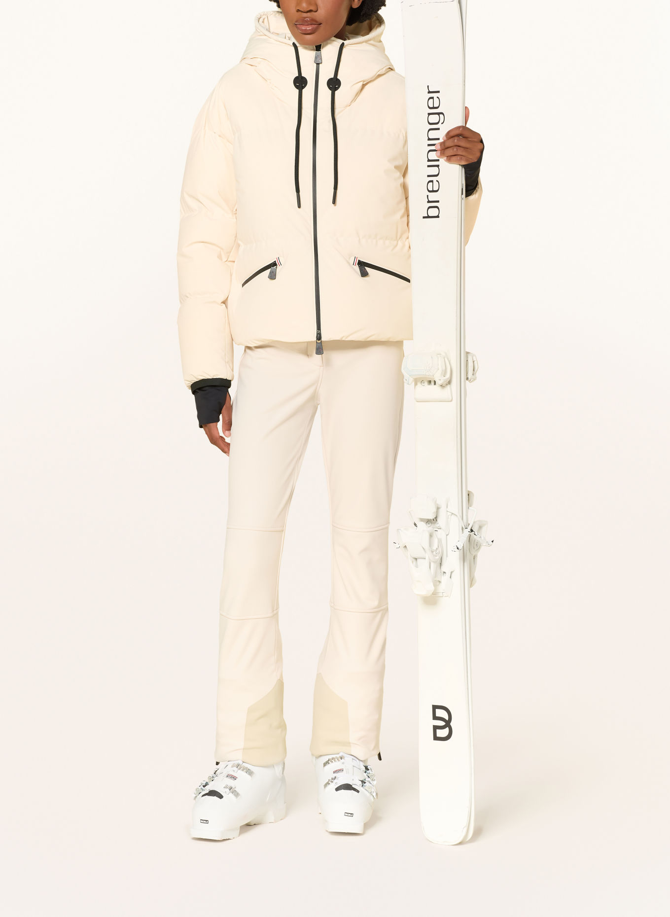 MONCLER GRENOBLE Daunen-Skijacke ALLESAZ: WEISS