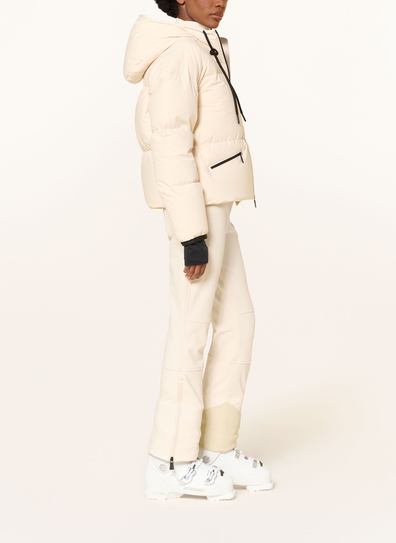 MONCLER GRENOBLE Daunen-Skijacke ALLESAZ: WEISS