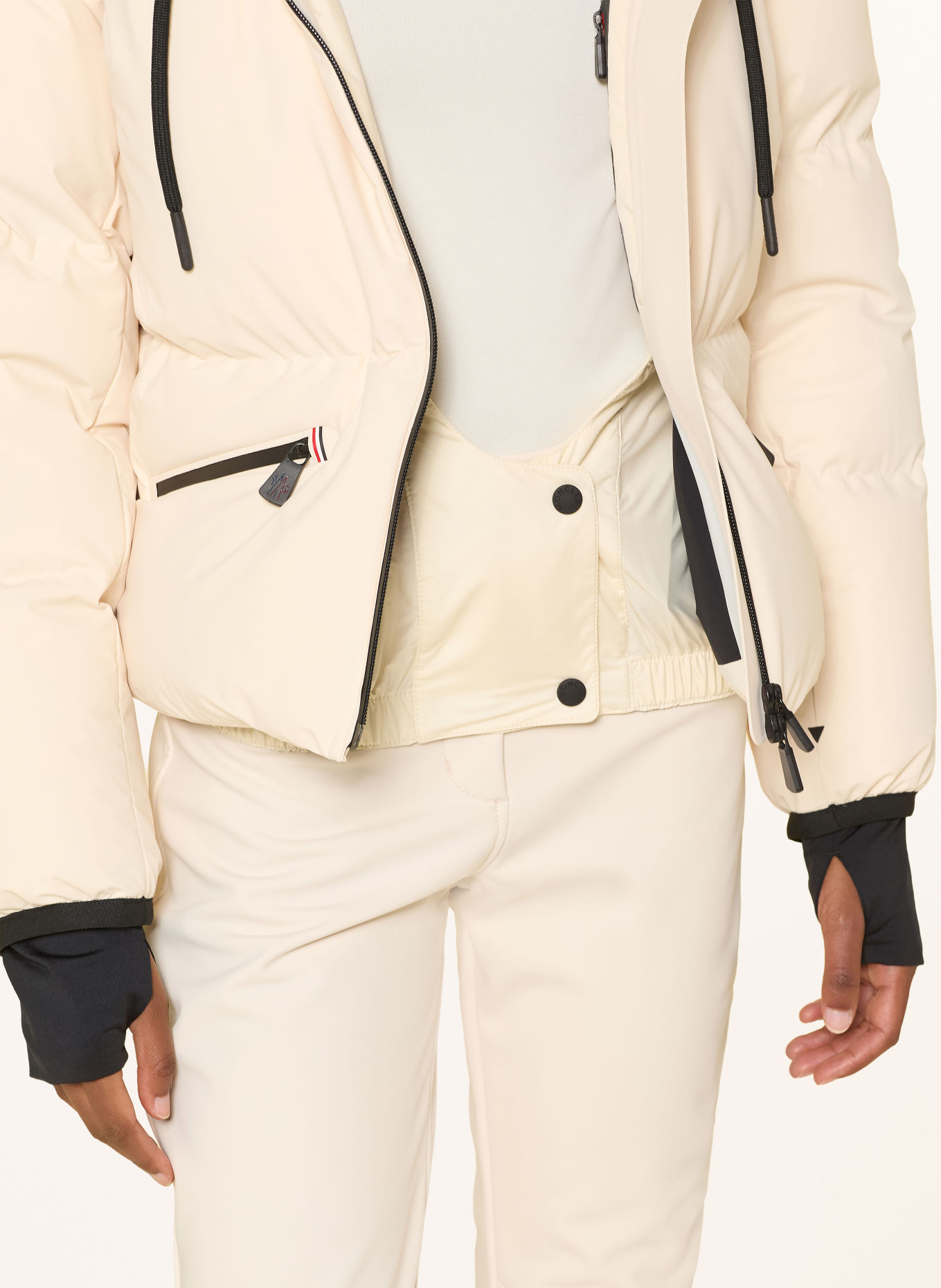 MONCLER GRENOBLE Daunen-Skijacke ALLESAZ: WEISS