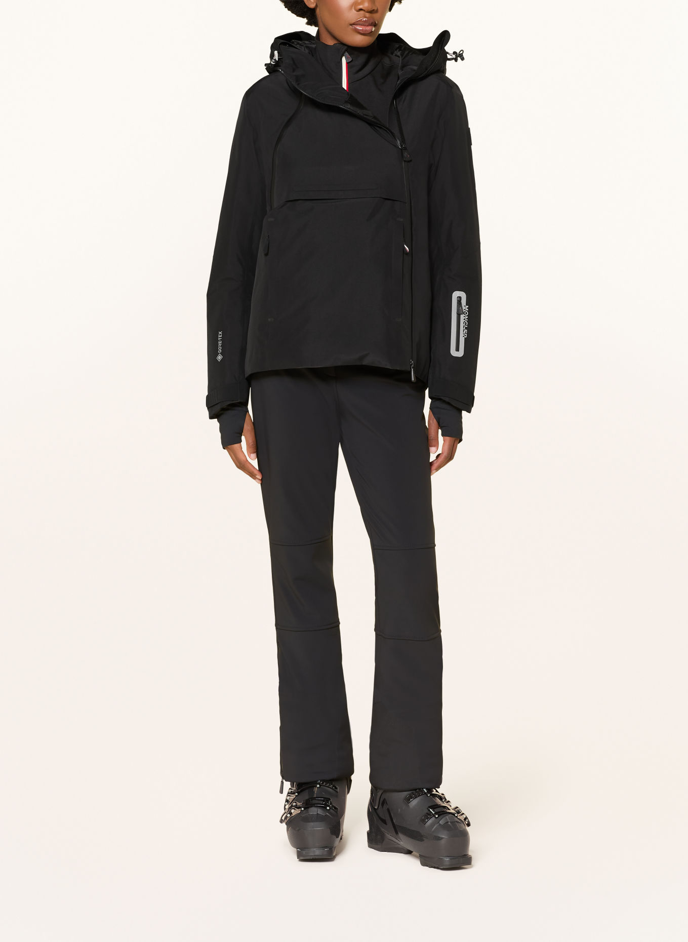 MONCLER GRENOBLE Daunen-Skijacke AMPAY: SCHWARZ
