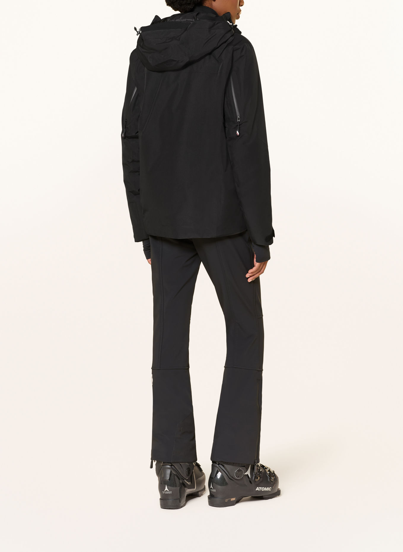 MONCLER GRENOBLE Daunen-Skijacke AMPAY: SCHWARZ