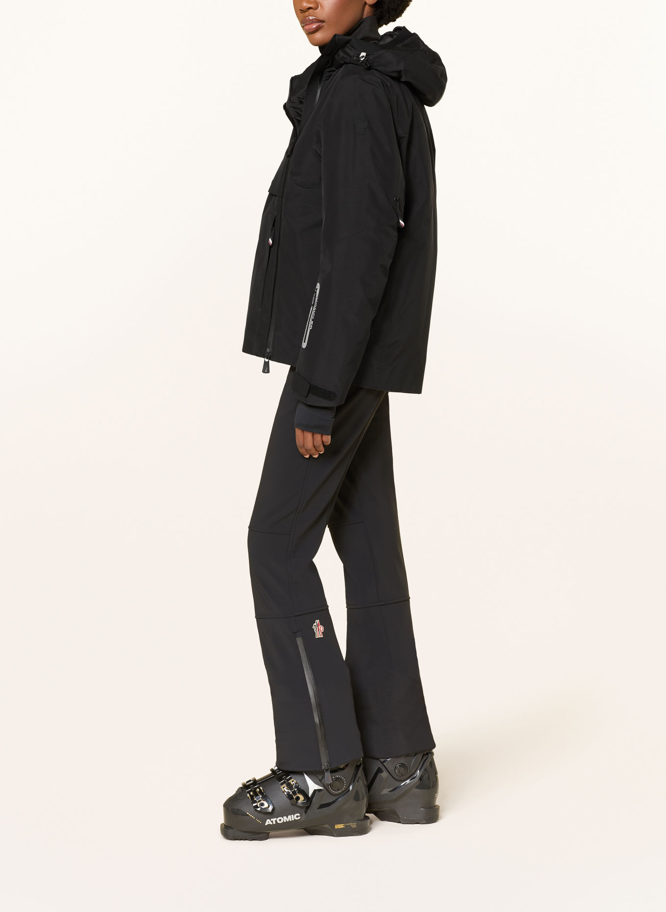 MONCLER GRENOBLE Daunen-Skijacke AMPAY: SCHWARZ